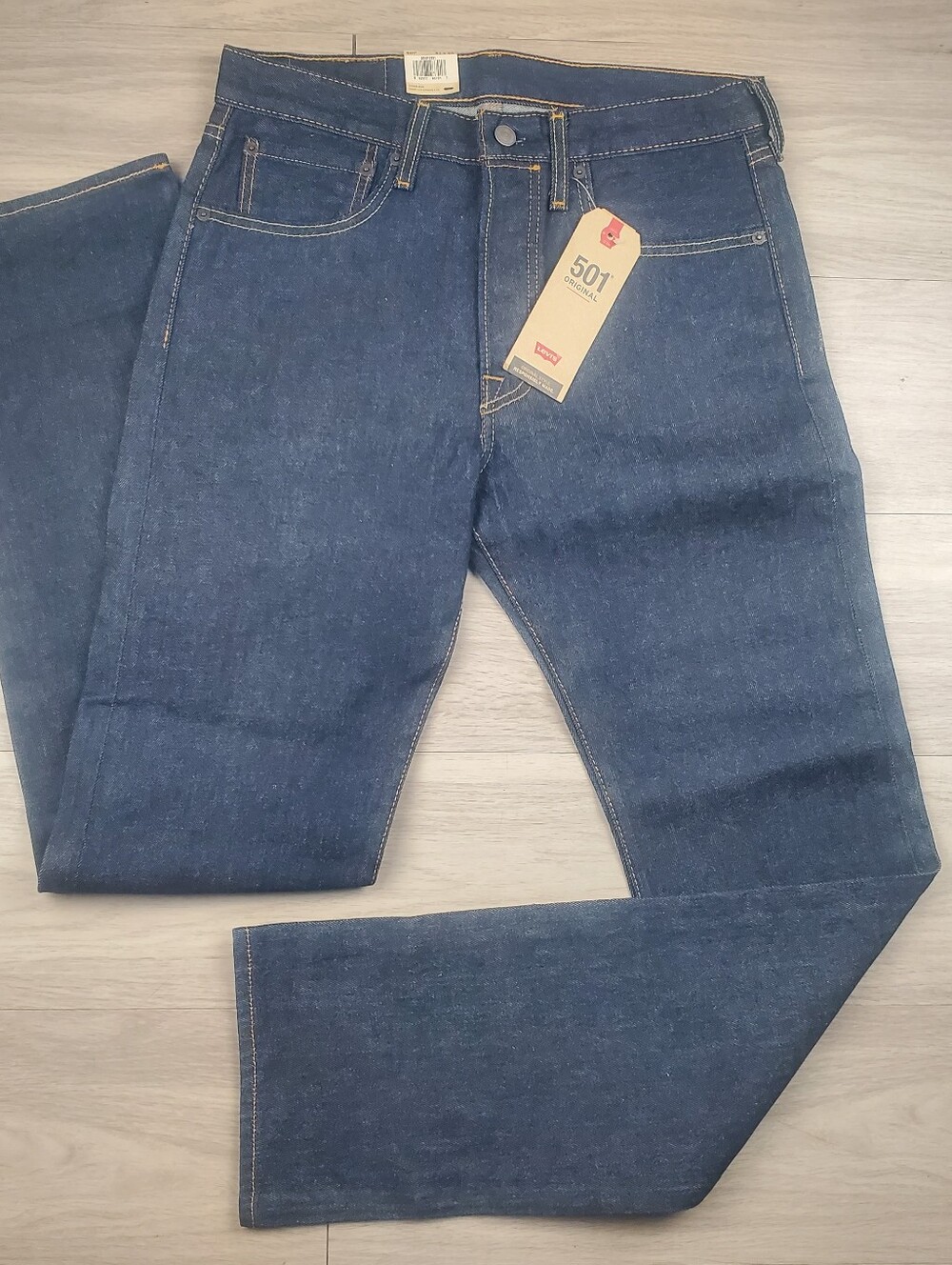 Levi’s 501 Original Stretch Men’s Jeans 31x34 NWT Dark Wash